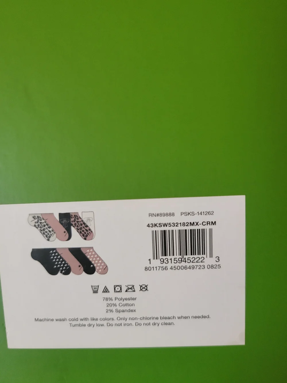 kate spade Green Storage Box - 10 Days of Socks